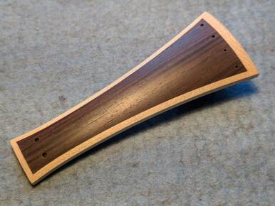 Tailpiece for Baroque violin Maple and Rosewood