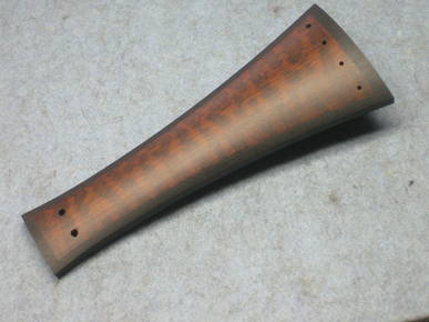 Tailpiece for Baroque Violin Ebony and Snakewood