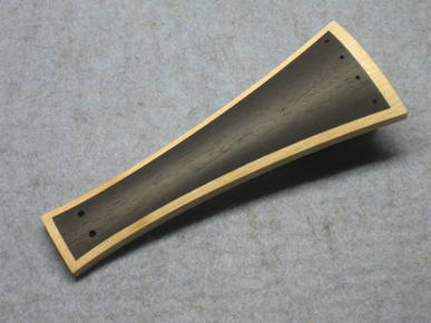 Tailpiece for Baroque Violin maple-ebony