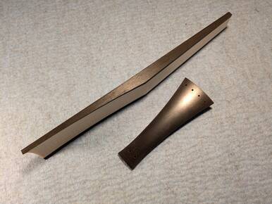 Tailpiece and Fingerboard for Baroque Violin