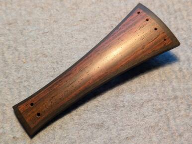 Tailpiece for Baroque violin Ebony and Rosewood