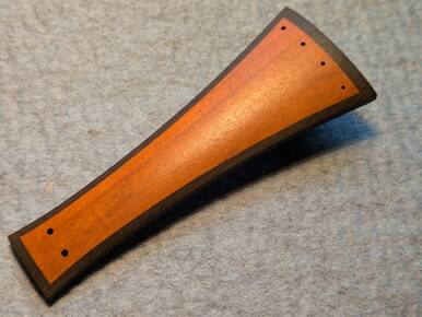 Tailpiece for Baroque violin Ebony and Pernambuco